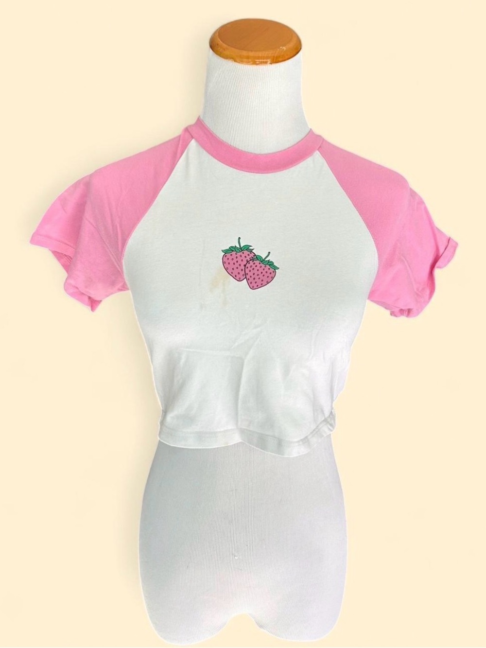 asos cropped baby tee